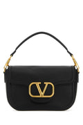 Valentino Garavani Women Black Leather Alltime Shoulder Bag
