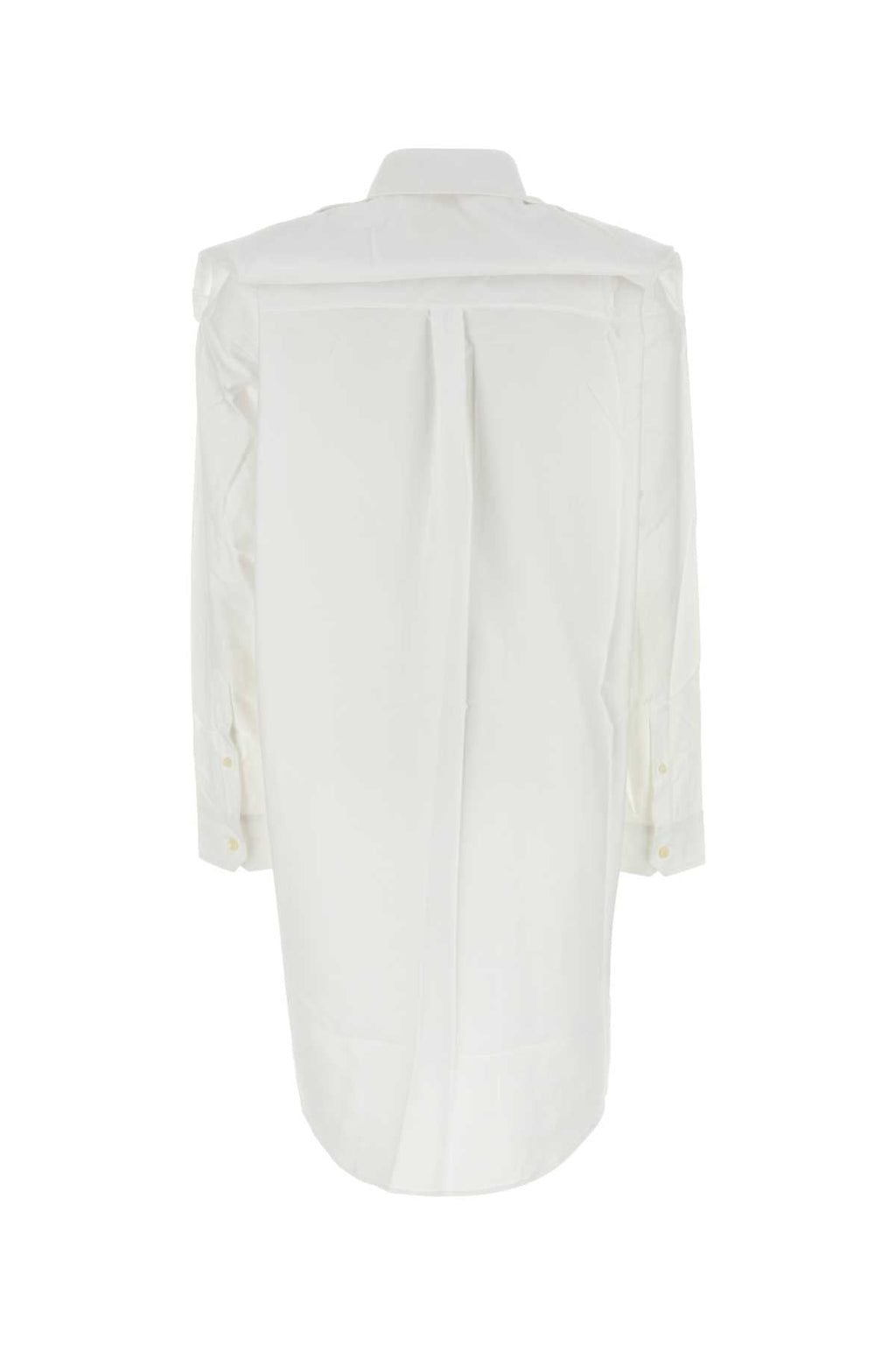 Y Project Women White Oxford Shirt Dress