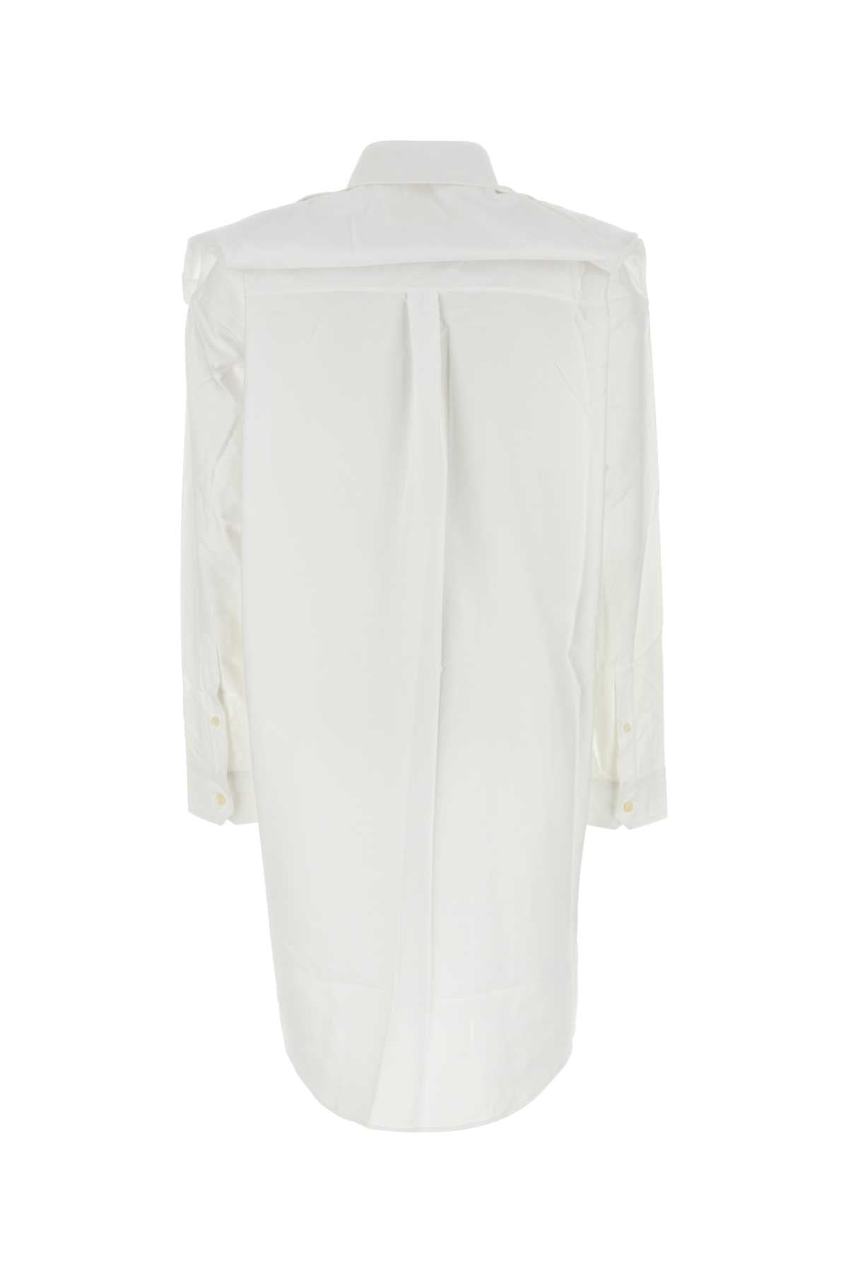 Y Project Women White Oxford Shirt Dress