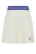 Bode Women White Piquet Court Mini Skirt