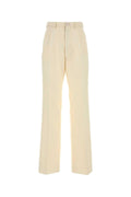 Maison Margiela Women Cream Mohair Blend Pant
