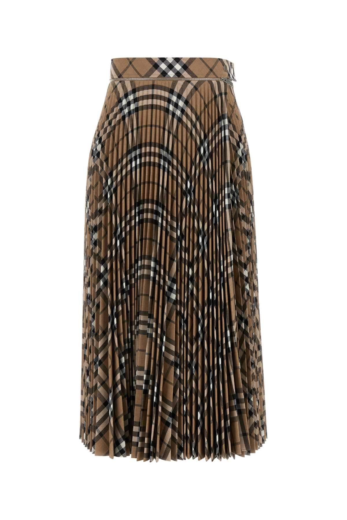 Burberry Women Embroidered Polyester Blend Skirt