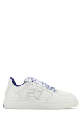 Burberry Women White Leather Stock Sneakers