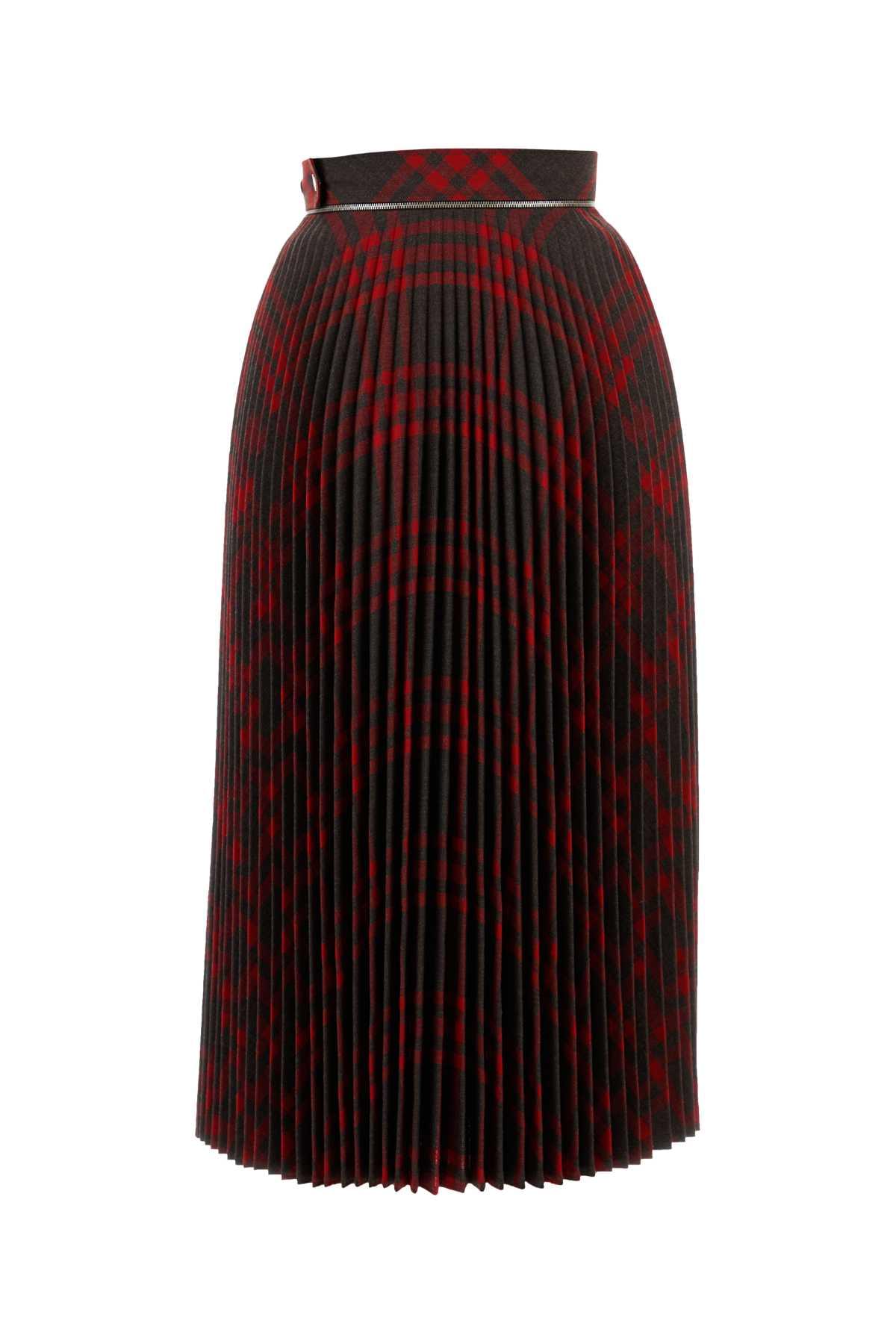 Burberry Women Embroidered Jersey Skirt