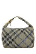 Burberry Women Embroidered Nylon Medium Peg Handbag