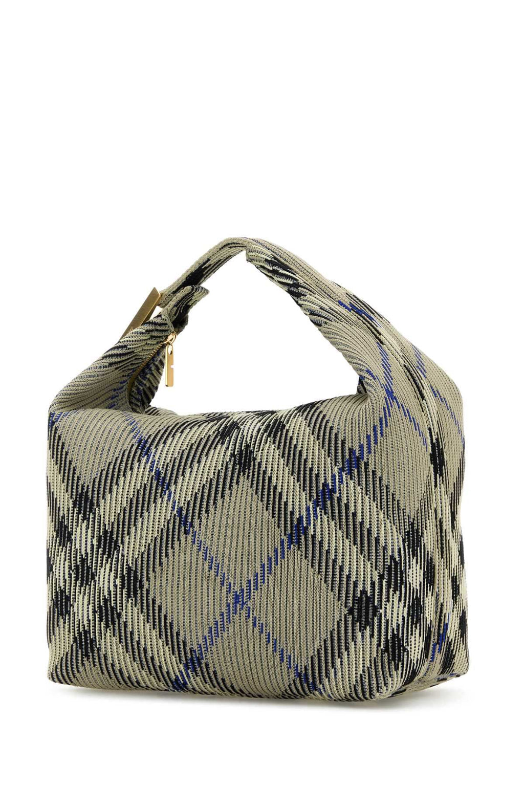 Burberry Women Embroidered Nylon Medium Peg Handbag