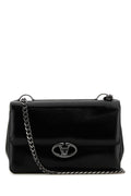 Valentino Garavani Women Black Leather Medium Vlogo Shoulder Bag