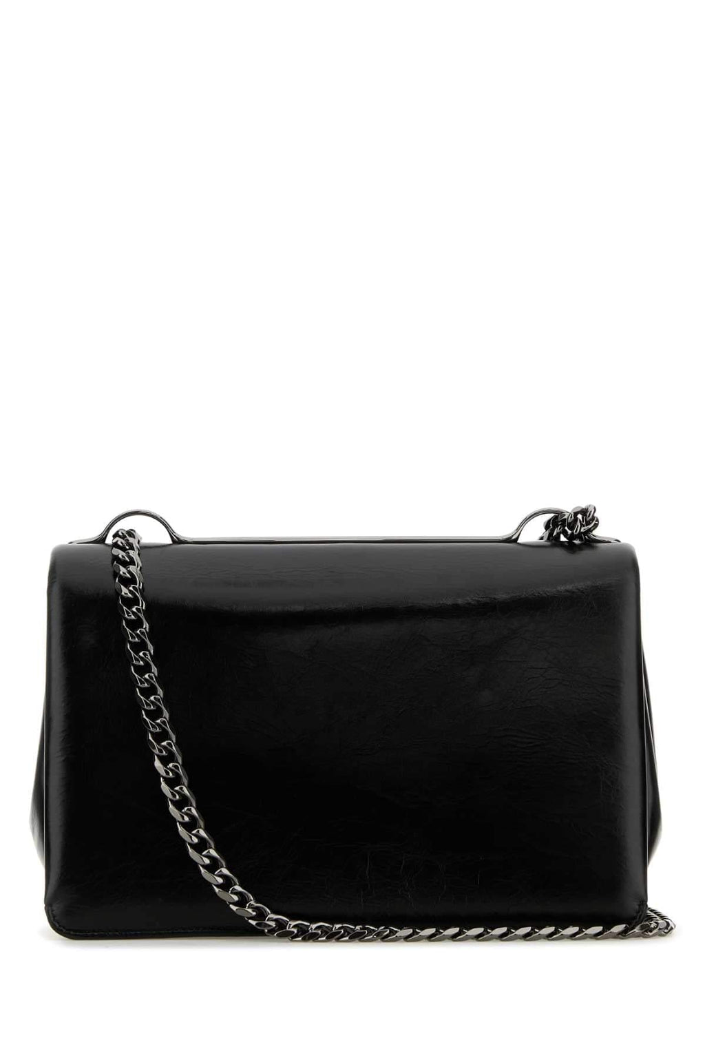 Valentino Garavani Women Black Leather Medium Vlogo Shoulder Bag