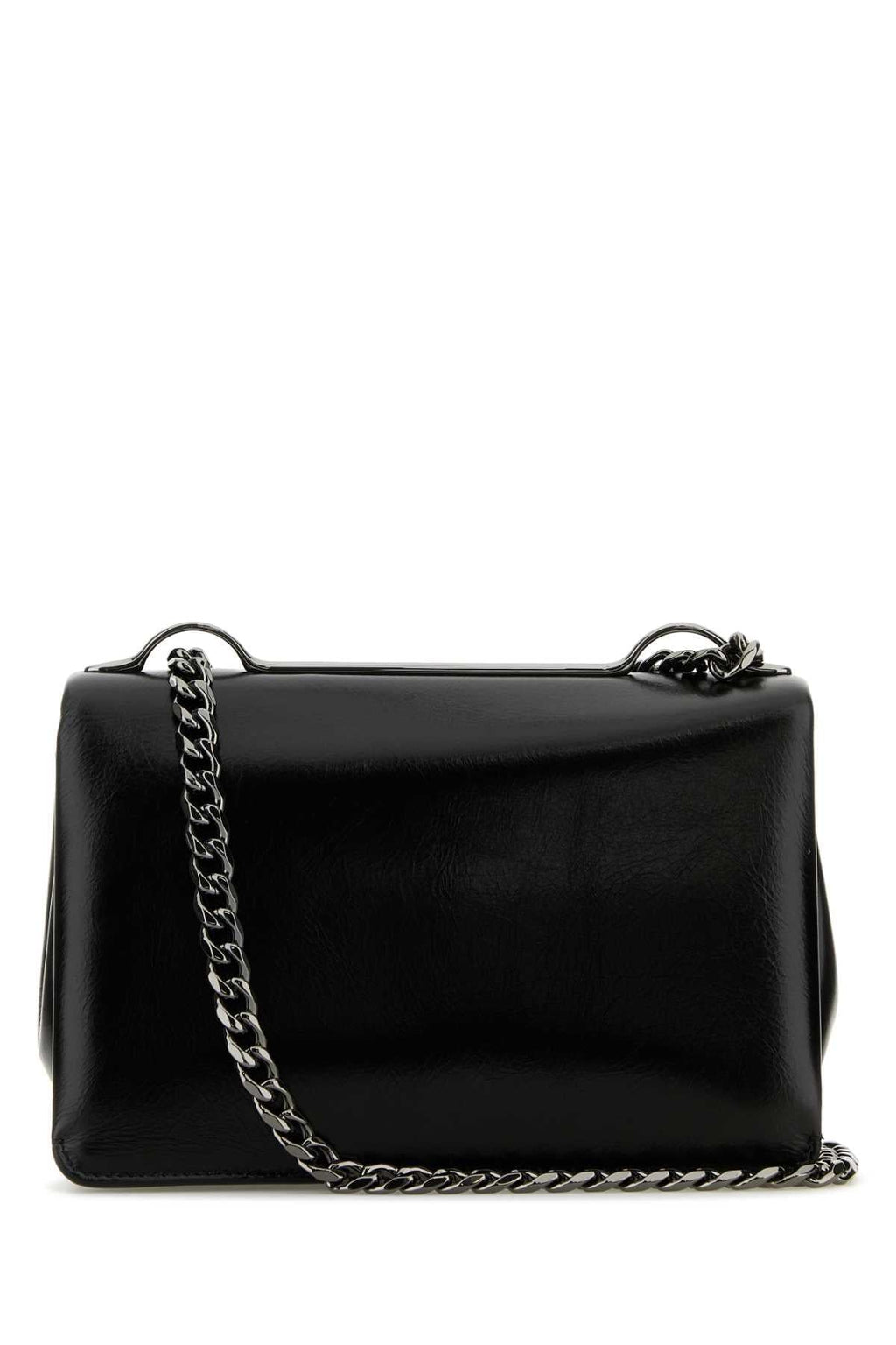 Valentino Garavani Women Black Leather Small Vlogo Shoulder Bag