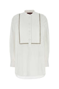 Gucci Women White Poplin Shirt