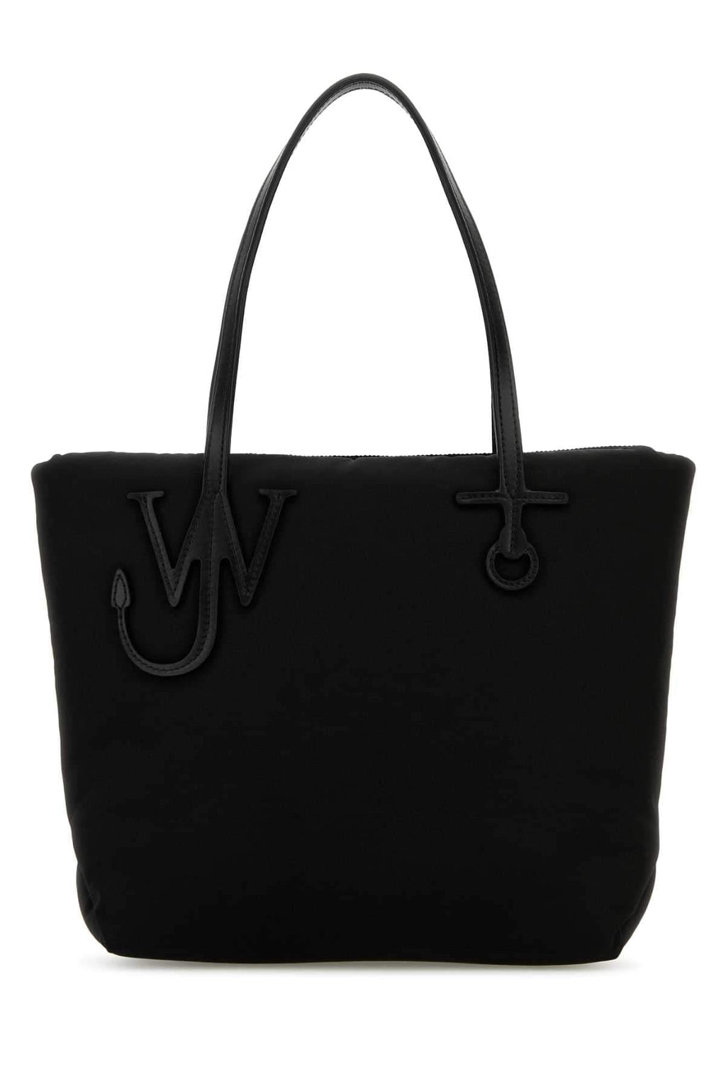 Jw Anderson Women Black Fabric Puffy Anchor Shopping Bag