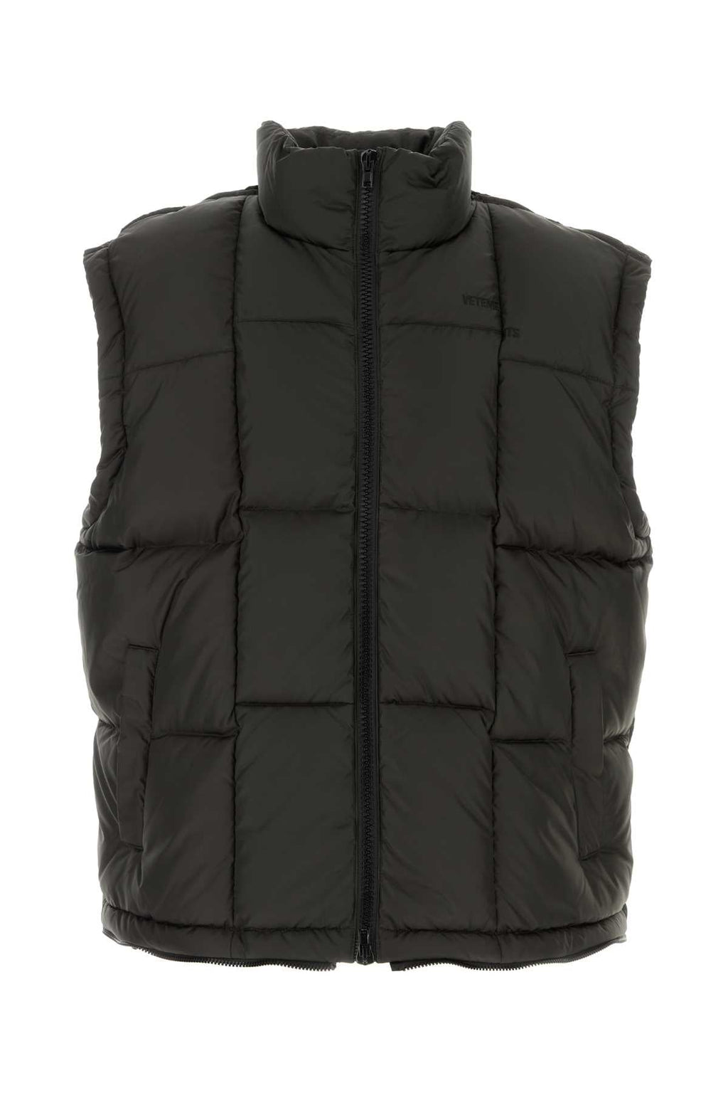 Vetements Men Dark Brown Polyester Down Jacket