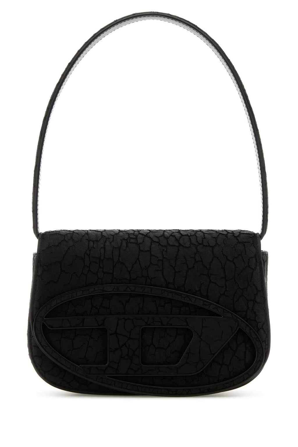 Diesel Women Black Leather 1Dr Shoulder Bag