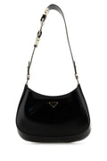 Prada Women Black Leather Cleo Shoulder Bag
