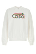 Casablanca Men White Cotton Sweatshirt
