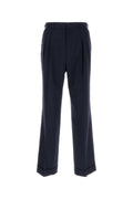 Casablanca Men Navy Blue Wool Pant