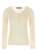 Prada Women Skin Pink Cashmere Blend Sweater