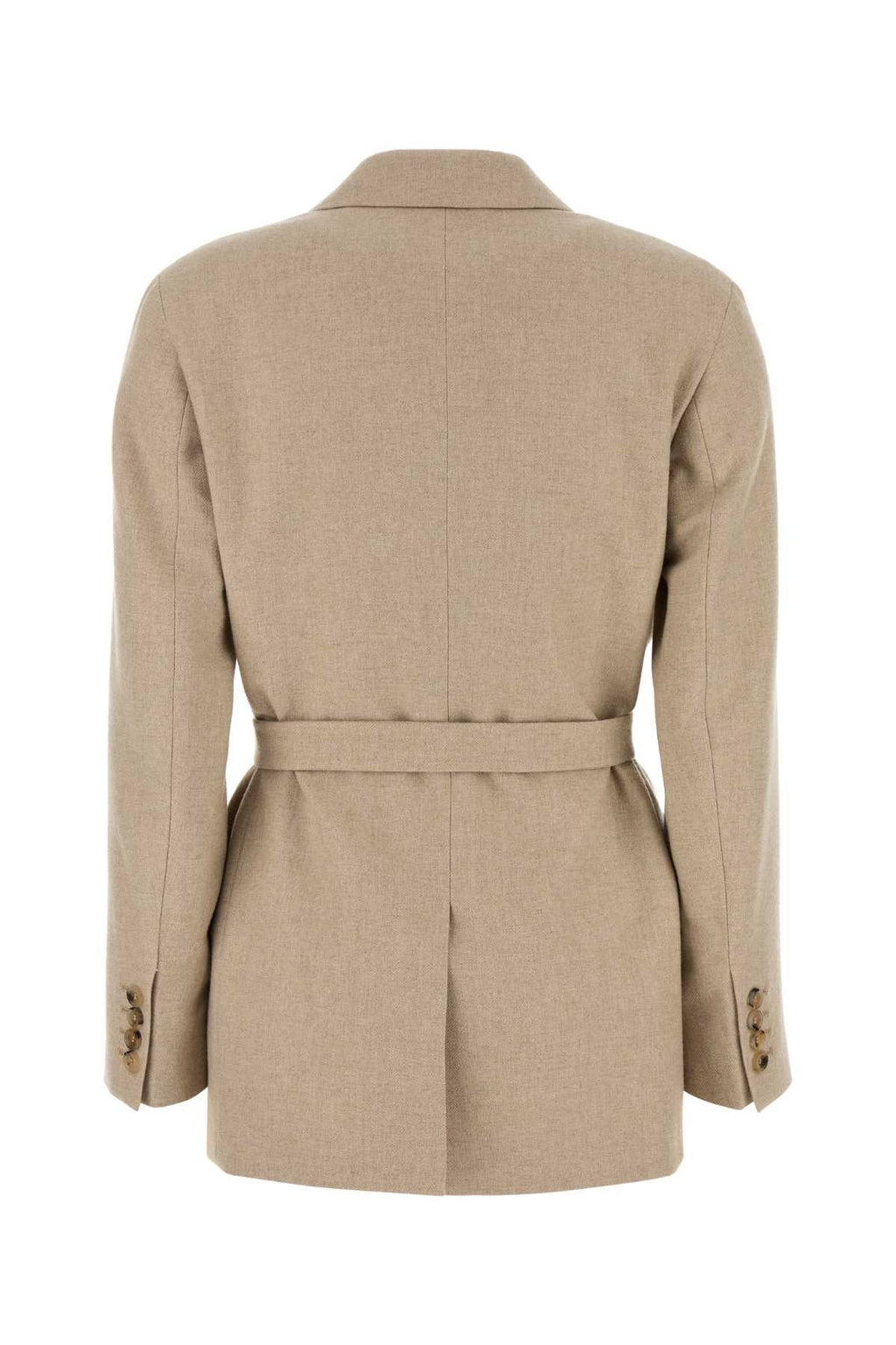 Max Mara Women Cappuccino Wool Blend Randers Blazer