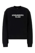 Dsquared Women Black Cotton Sweatshirt