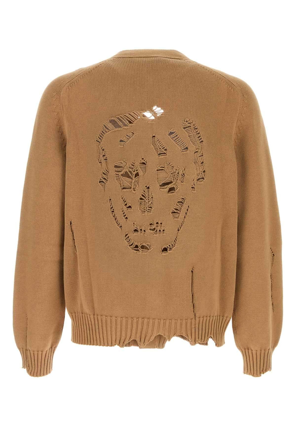 Alexander Mcqueen Men Biscuit Cotton Cardigan