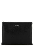 Alexander Mcqueen Women Black Leather Pouch
