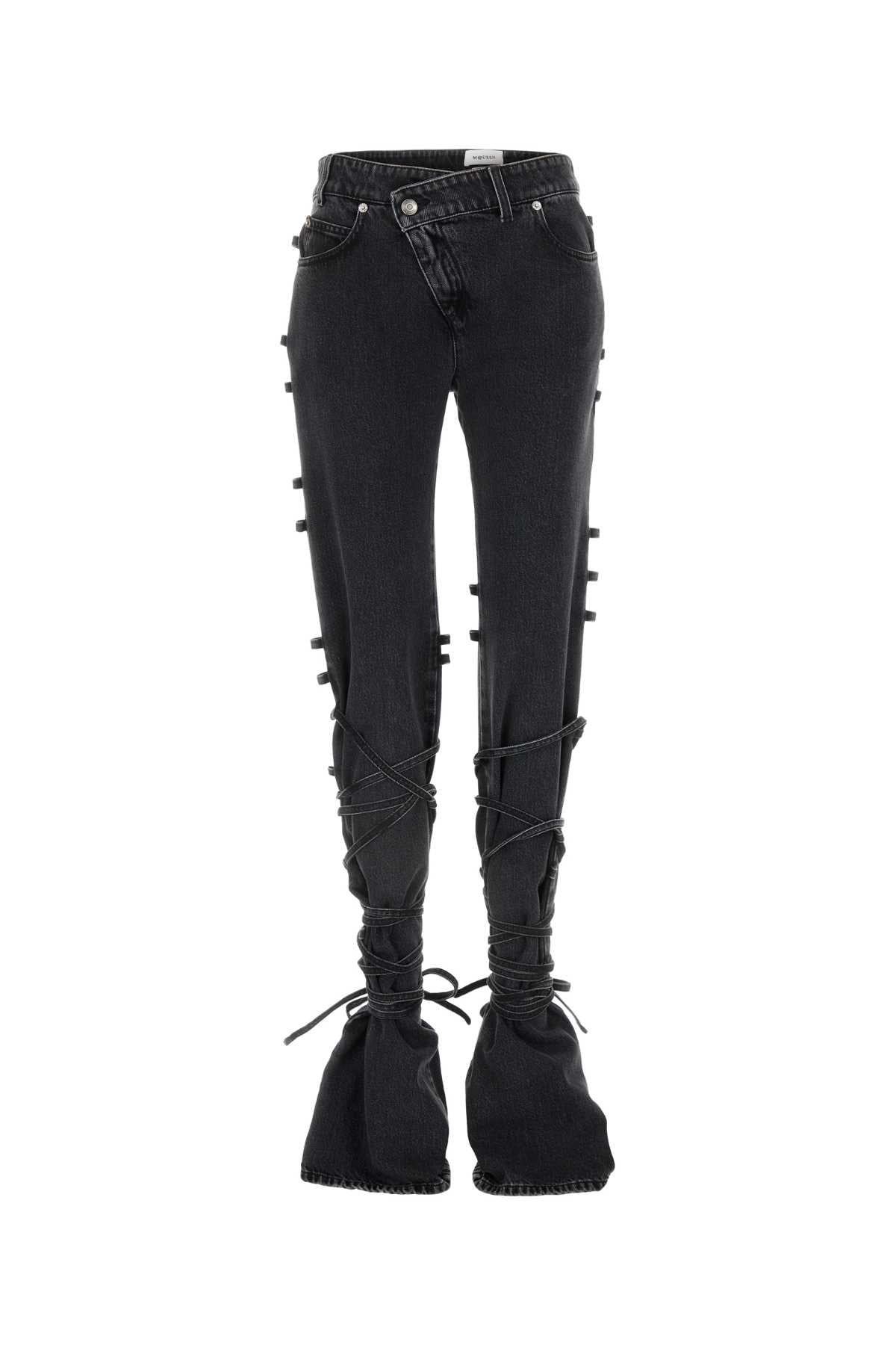 Alexander Mcqueen Women Black Denim Jeans