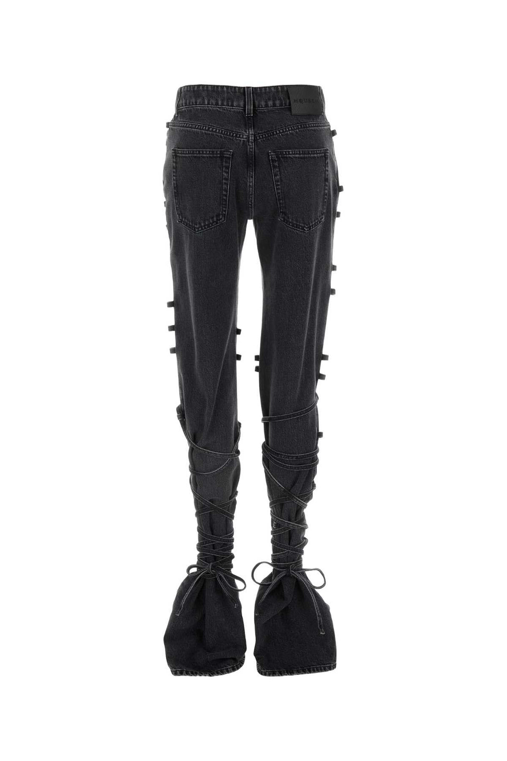 Alexander Mcqueen Women Black Denim Jeans