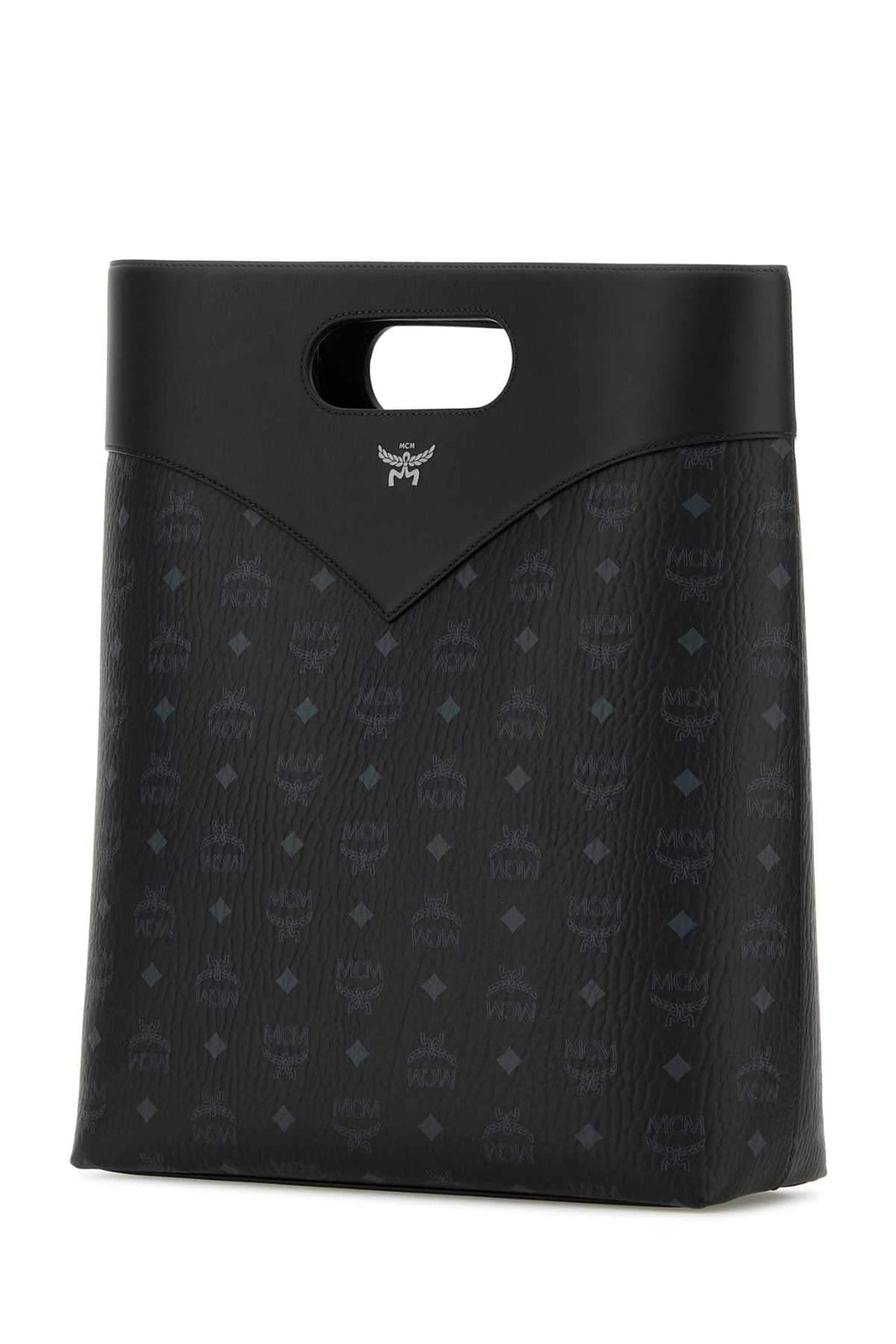 Mcm Women Printed Canvas Shopping Bag