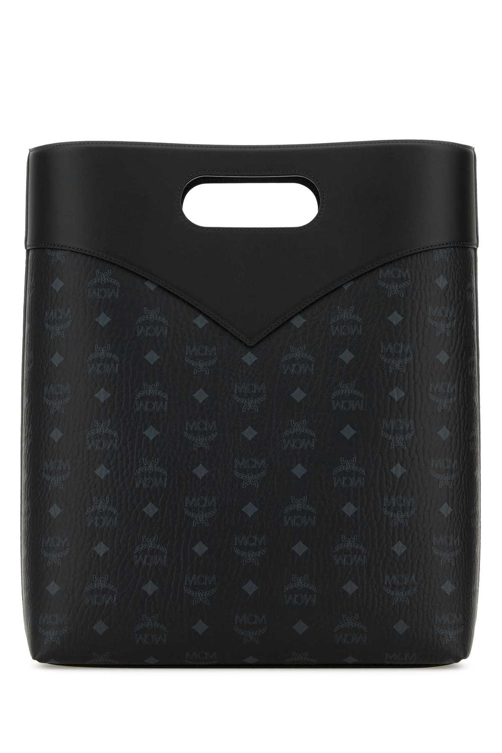 Mcm Women Printed Canvas Shopping Bag