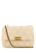 Valentino Garavani Women Ivory Nappa Leather Large Quiltie 67 Shoulder Bag