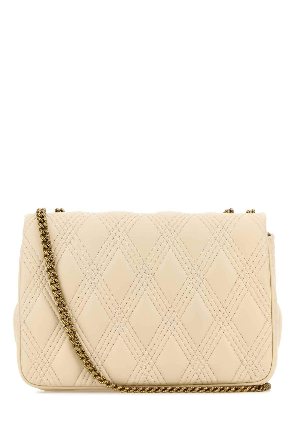 Valentino Garavani Women Ivory Nappa Leather Large Quiltie 67 Shoulder Bag