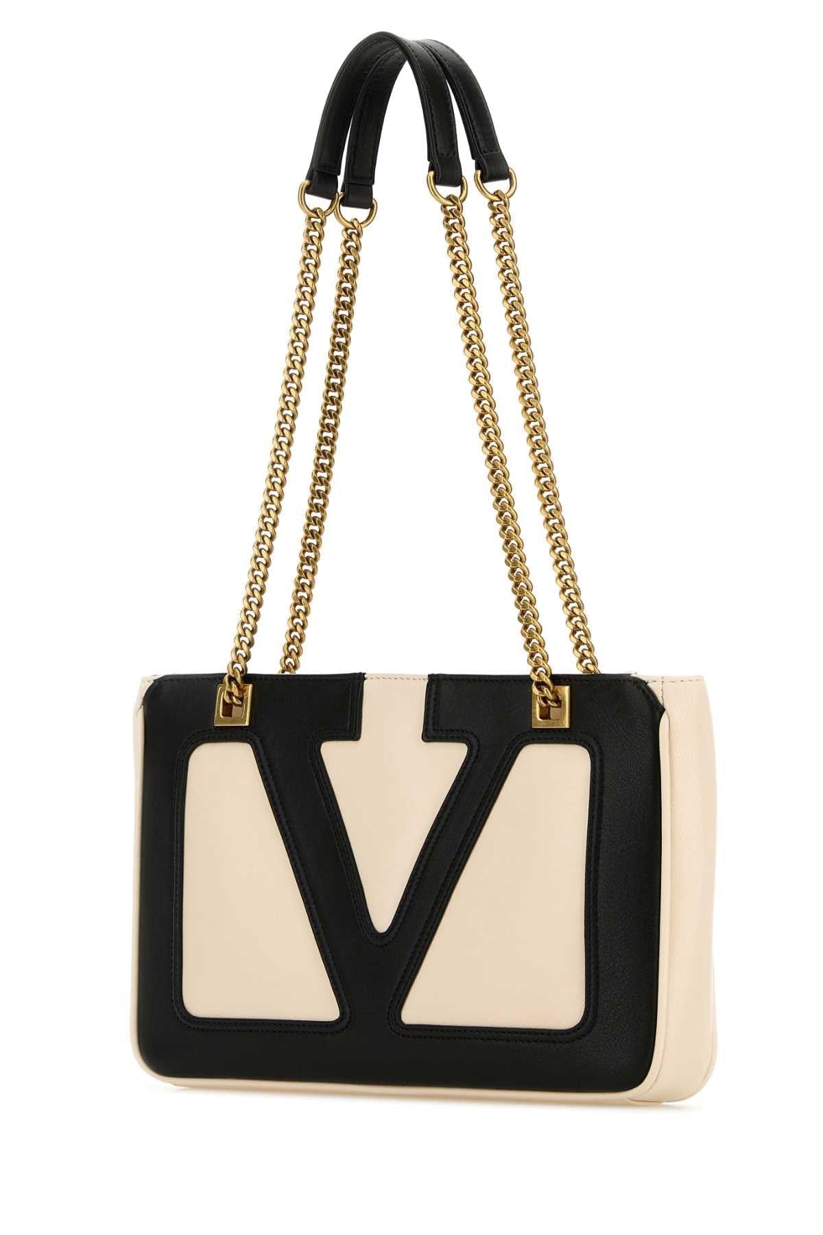 Valentino Garavani Women Ivory Nappa Leather Small Viva Superstar Shoulder Bag
