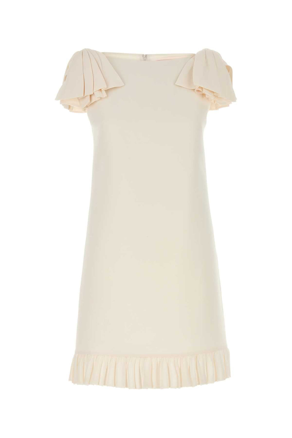 Valentino Garavani Women Ivory Wool Blend Dress