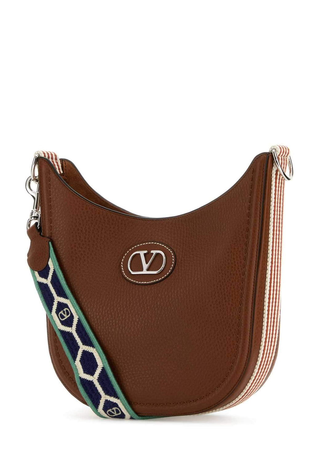 Valentino Garavani Women Caramel Leather Vlogo Signature Shoulder Bag