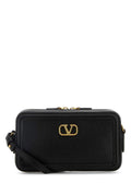 Valentino Garavani Women Black Leather Vlogo Crossbody Bag