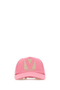 Valentino Garavani Women Pink Cotton Baseball Cap