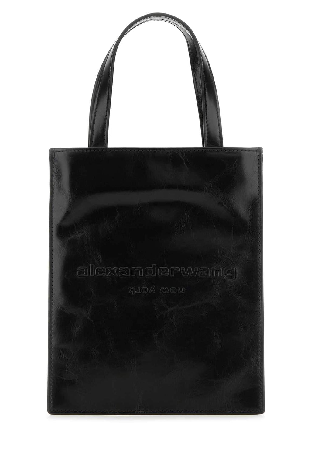 Alexander Wang Women Black Leather Small Pinch Handbag