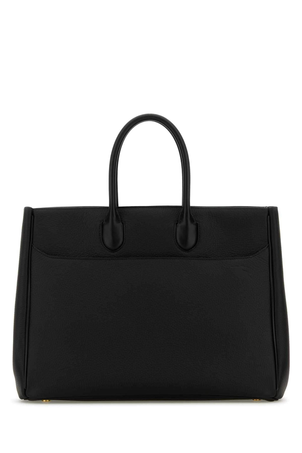 Burberry Women Black Leather Medium Rocking Horse Handbag