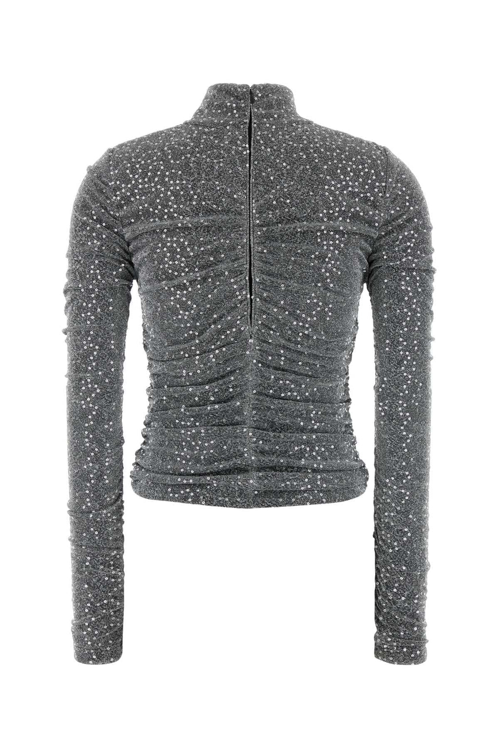 Dolce & Gabbana Women Silver Jersey Top