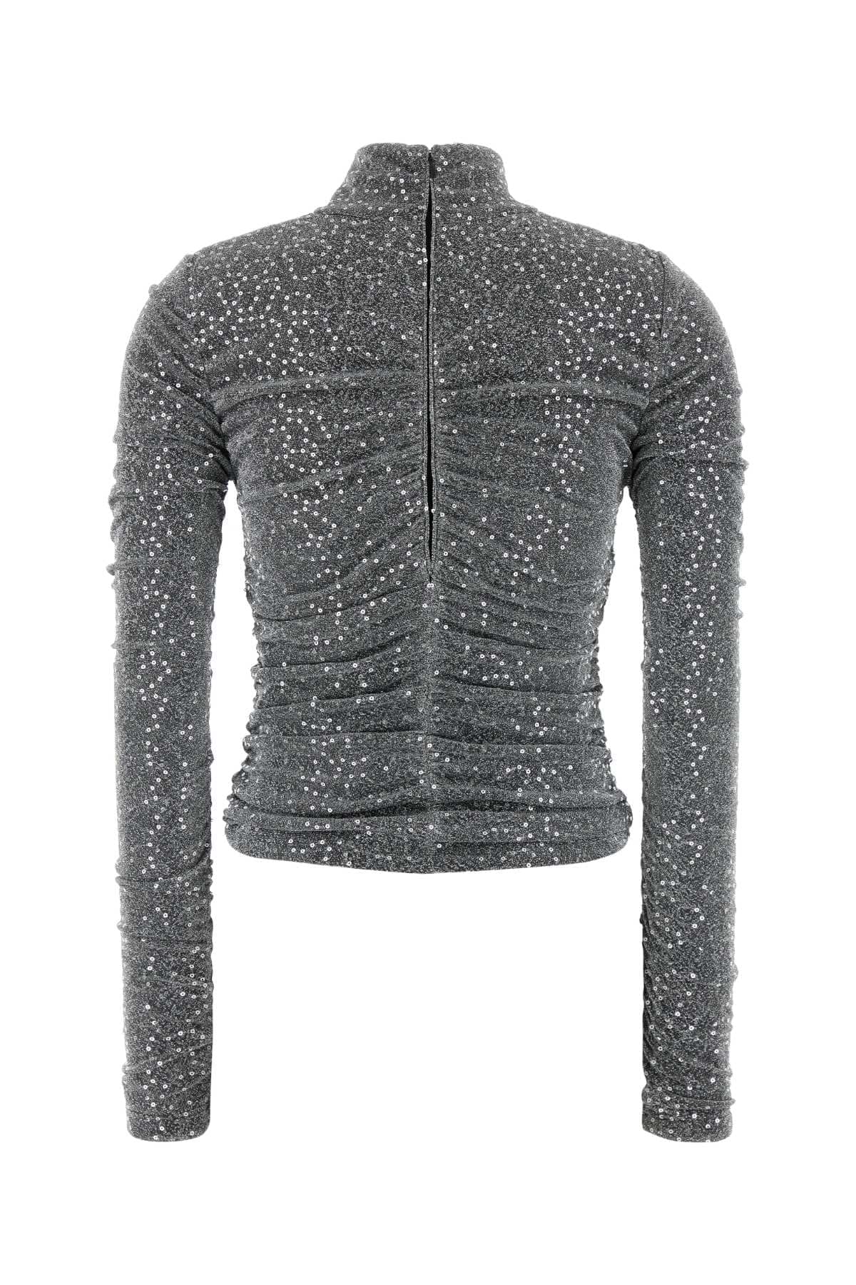 Dolce & Gabbana Women Silver Jersey Top