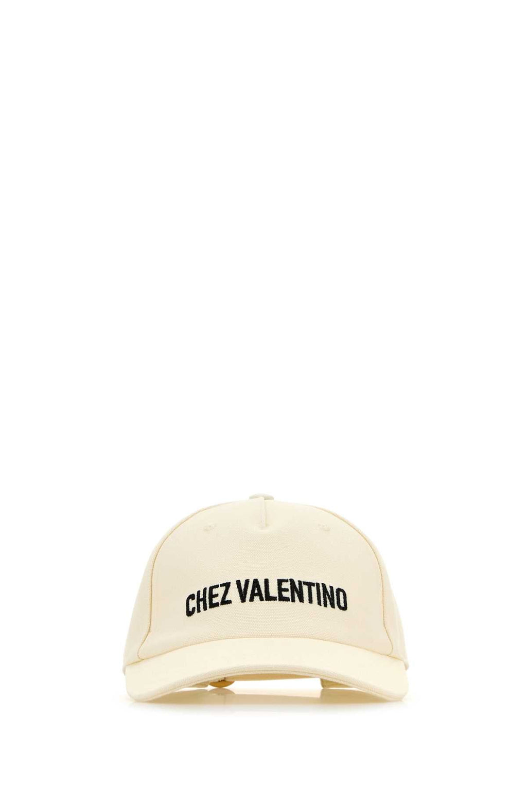 Valentino Garavani Men Ivory Cotton Baseball Cap