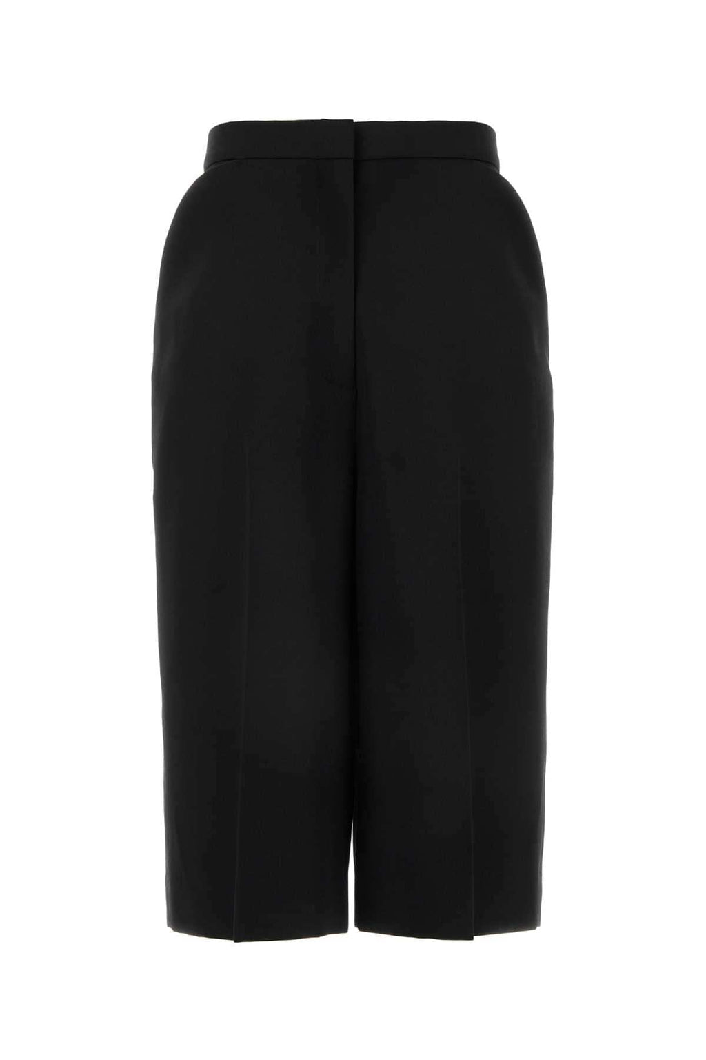 Givenchy Women Black Wool Bermuda Shorts