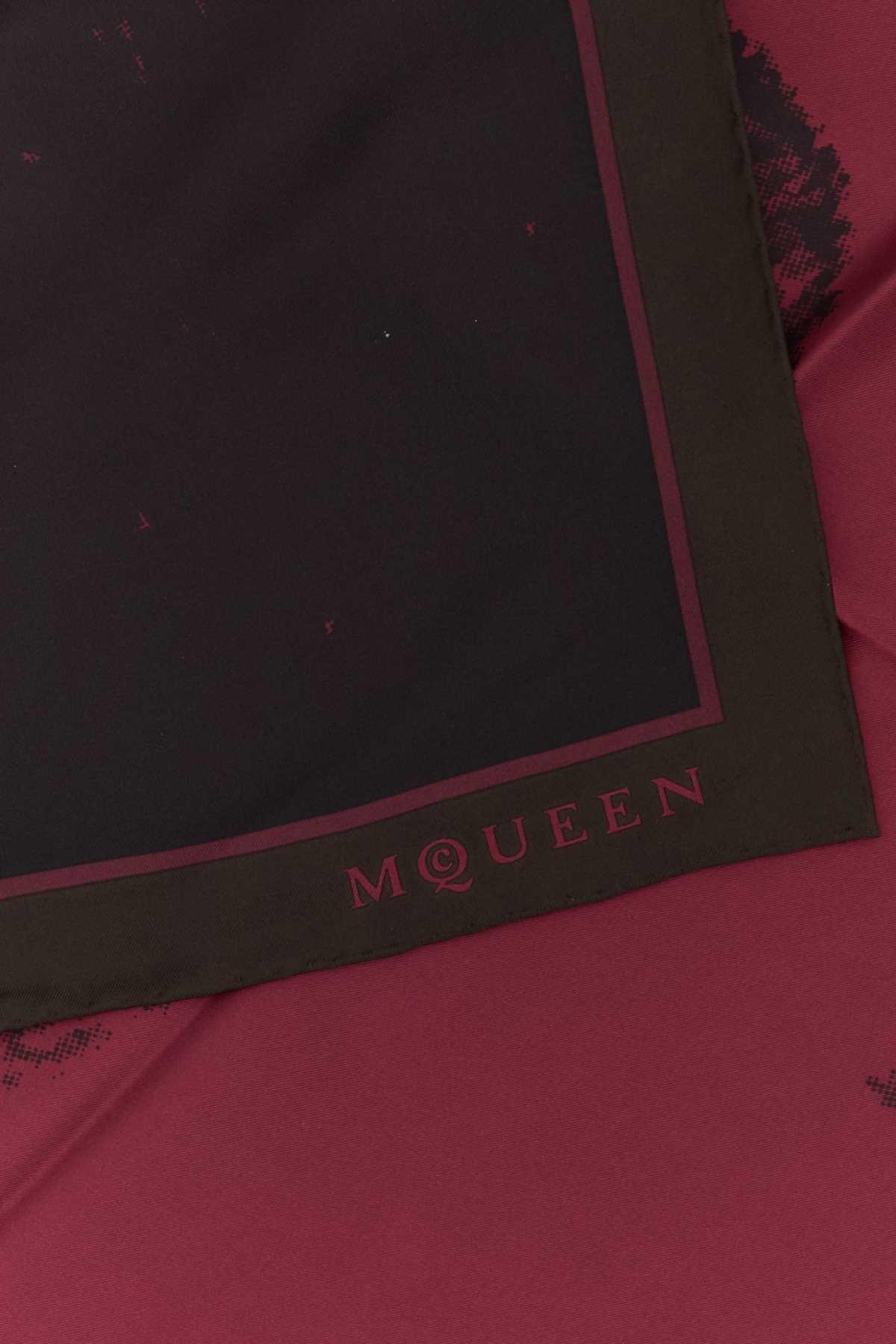 Alexander Mcqueen Women Printed Twill Foulard
