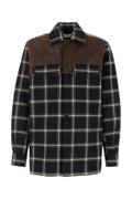 Alexander Mcqueen Men Embroidered Cotton Shirt