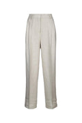Toteme Women Double-Pleat Straight Trousers