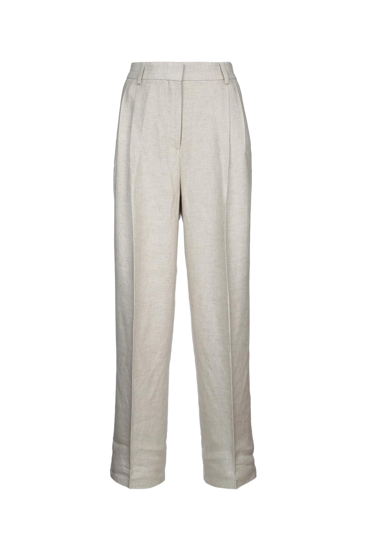 Toteme Women Double-Pleat Straight Trousers
