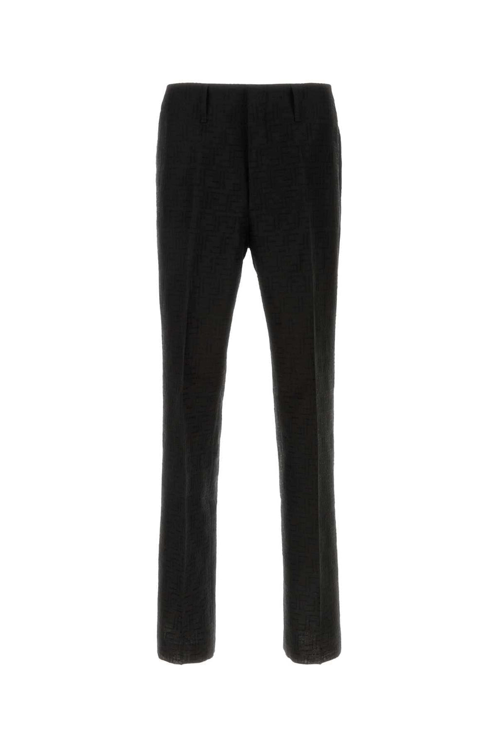 Fendi Men Black Linen Blend Pant