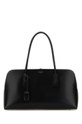 Saint Laurent Women Black Leather Shopping Bag