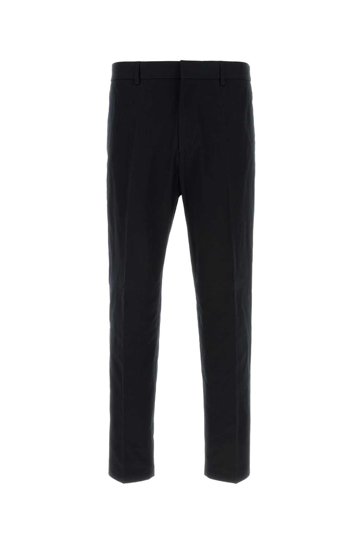 Jil Sander Men Midnight Blue Cotton Pant