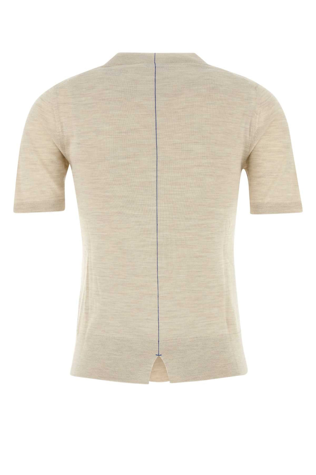 Burberry Women Sand Wool T-Shirt